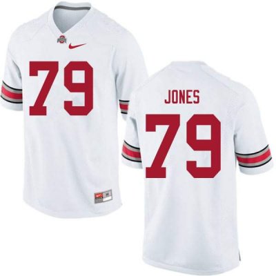 NCAA Ohio State Buckeyes Men's #79 Dawand Jones White Nike Football College Jersey FKY5545GQ